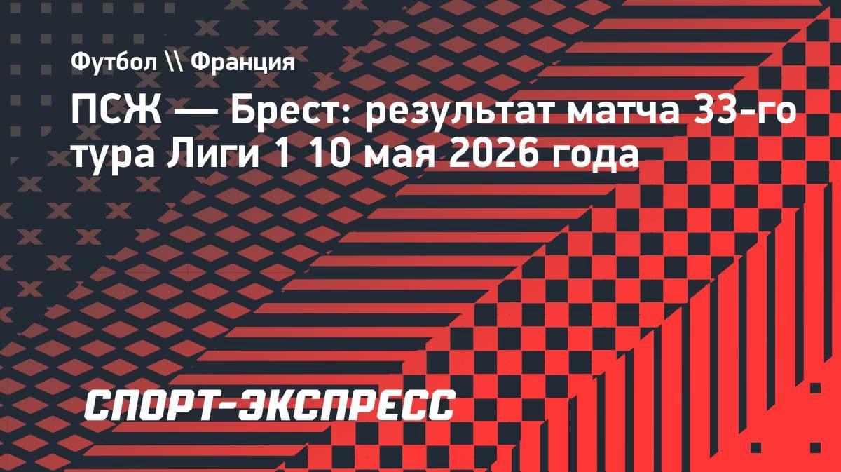 ПСЖ минимально одолел «Брест»: Сафонов снова на скамейке