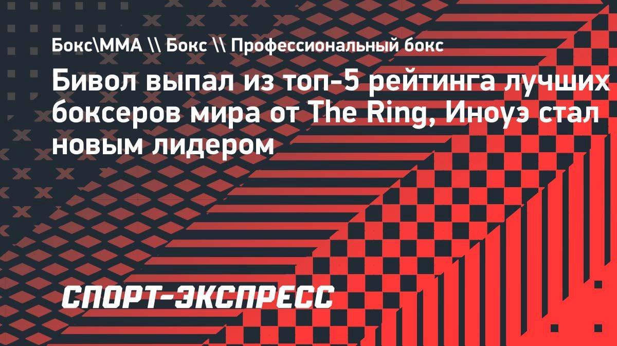 Бивол покинул топ-5 рейтинга The Ring: Иноуэ взлетел на первое место