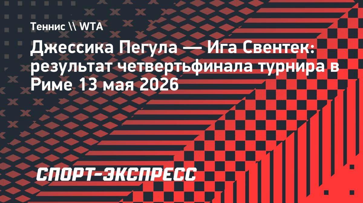 Свентек разнесла Пегулу в Риме: полячка вышла в полуфинал