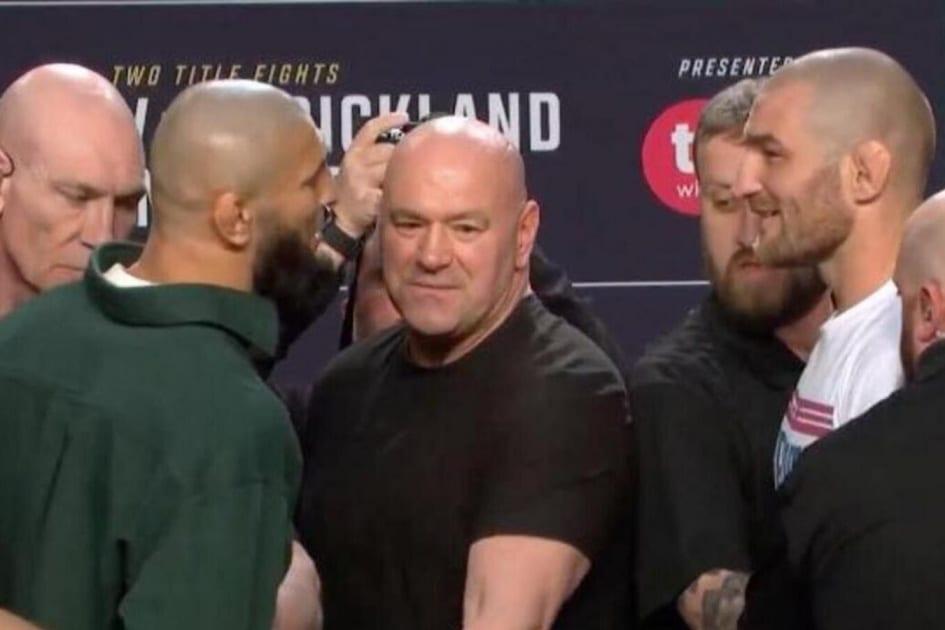 «Толкнул и улыбнулся»: Чимаев и Стрикленд сошлись в стердауне на UFC 328