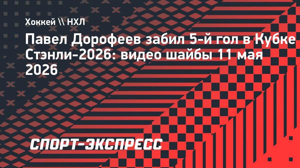 Павел Дорофеев спас «Вегас» от поражения: гол в концовке матча с «Анахаймом»
