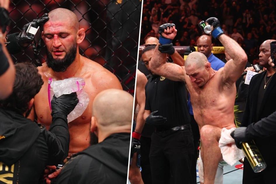 Жесткий рубка в октагоне: фоторепортаж с боя Чимаев – Стрикленд на UFC 328