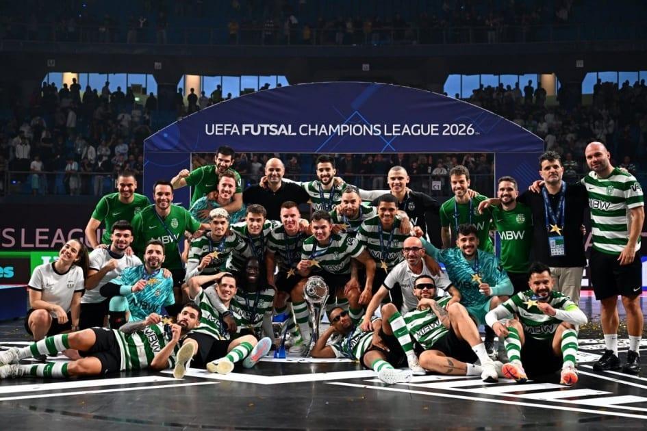 Россиянин Чишкала выиграл Лигу чемпионов по футзалу со «Спортингом»: как это было