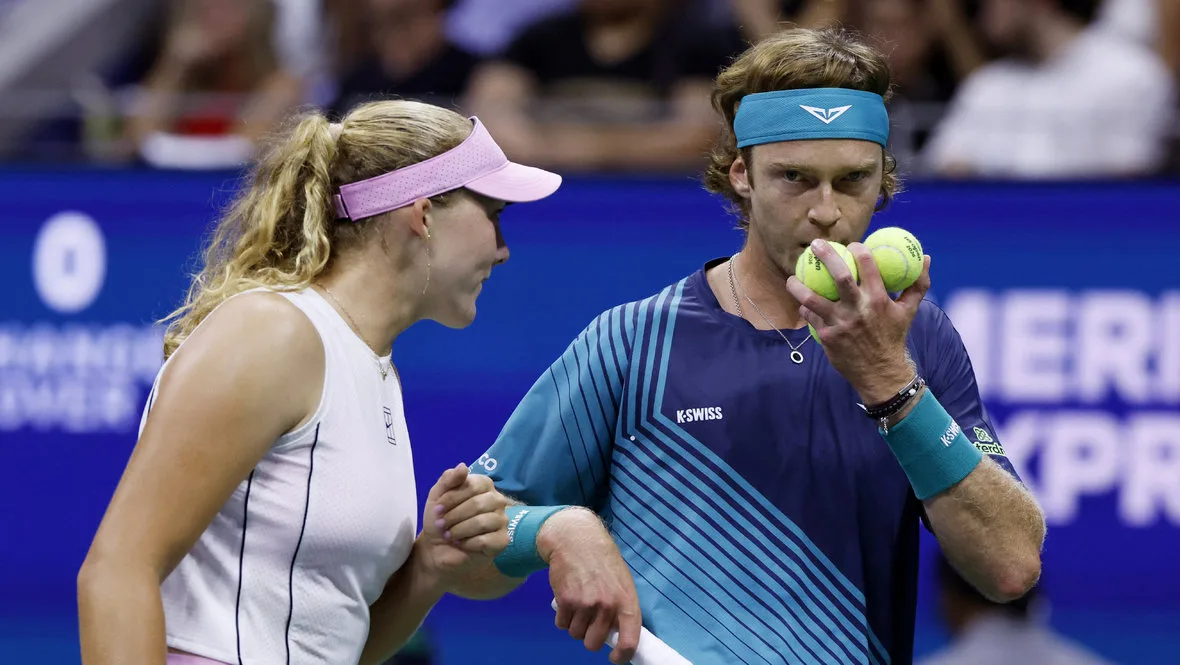 Андреева и Рублев упустили два матчбола в полуфинале микста US Open