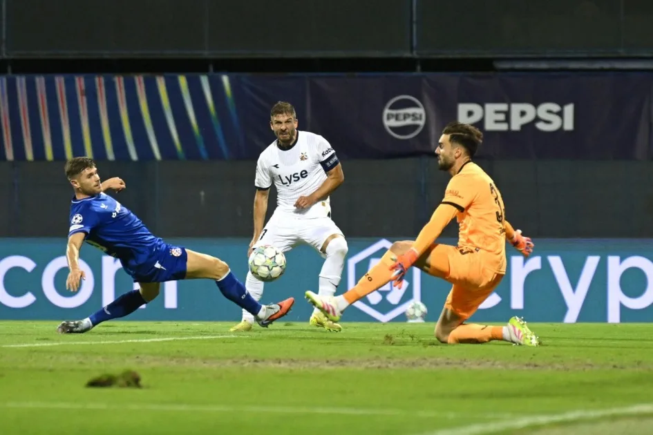 Лига чемпионов: «Динамо» Загреб и «Викинг» сыграли вничью 2:2 в плей-офф