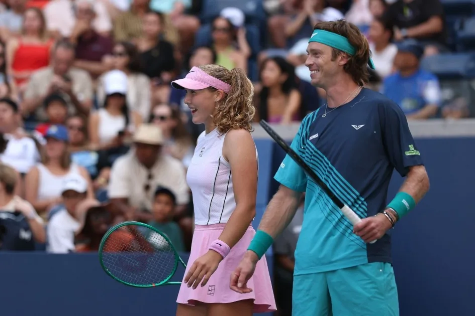 Андреева и Рублёв обыграли Эррани и Вавассори в миксте на US Open: 2:1