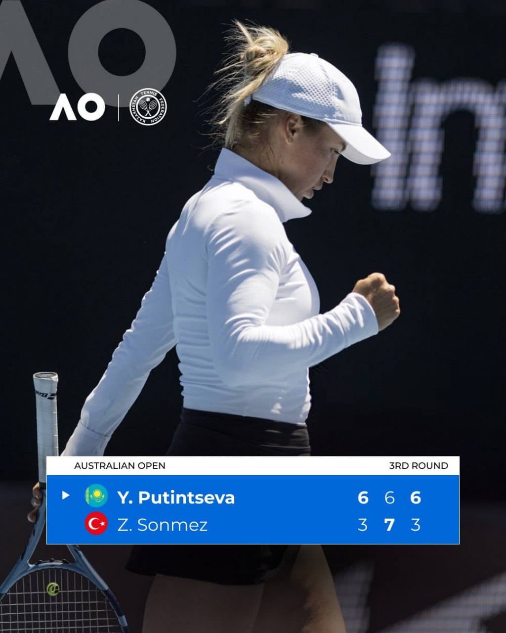 Исторический прорыв: Путинцева с боем вышла в 1/8 финала Australian Open