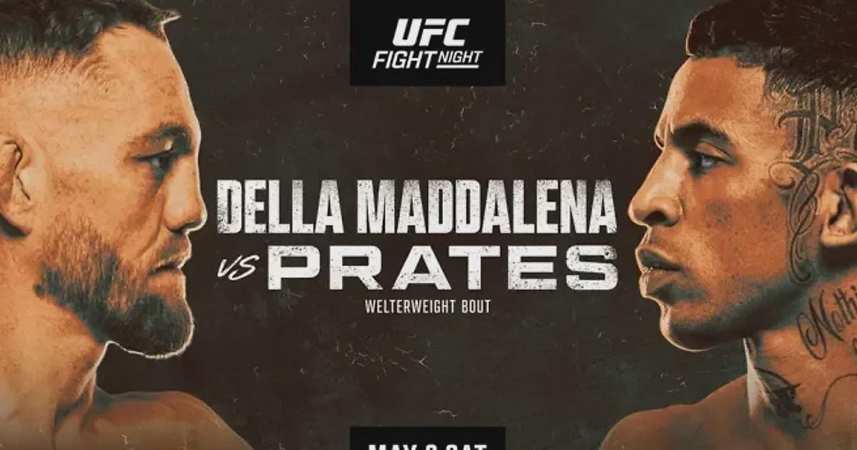 UFC Fight Night 275: Пратес vs Маддалена – главный бой вечера в Перте