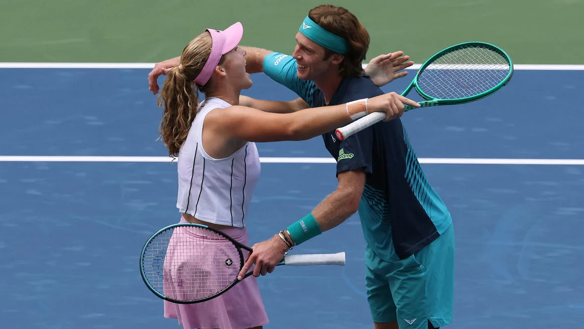 Микст Андреева/Рублев — Мухова/Меншик: прямая трансляция на US Open 27 августа