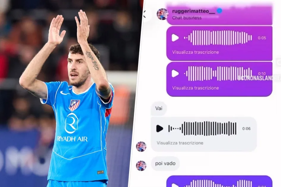 Игрок «Атлетико» платил женщинам за расистские и богохульные записи