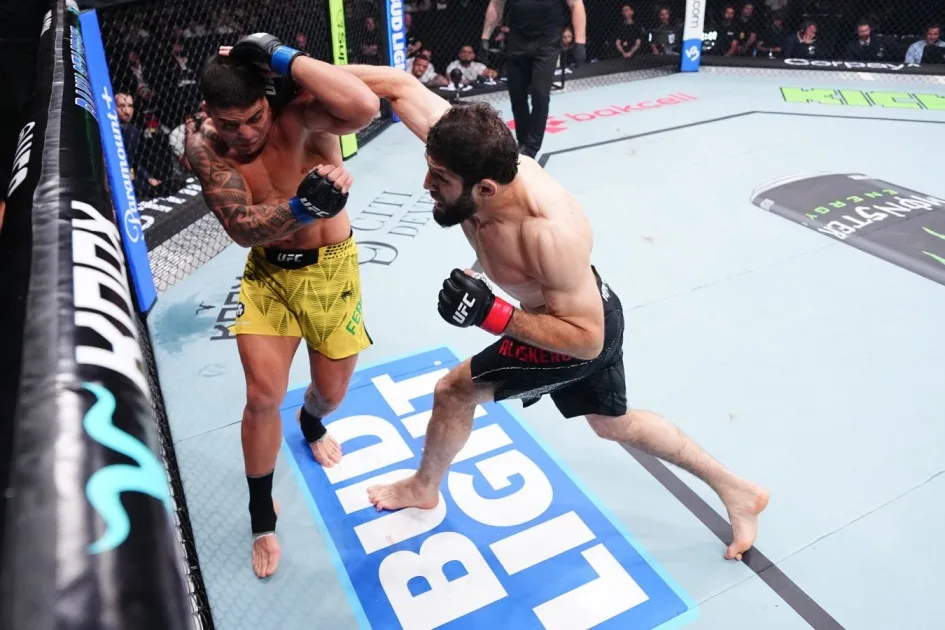 Икрам Алискеров одержал пятую победу в UFC, одолев Брунно Феррейру